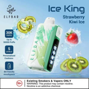 Elf Bar Ice King – Strawberry Kiwi Ice – 30K